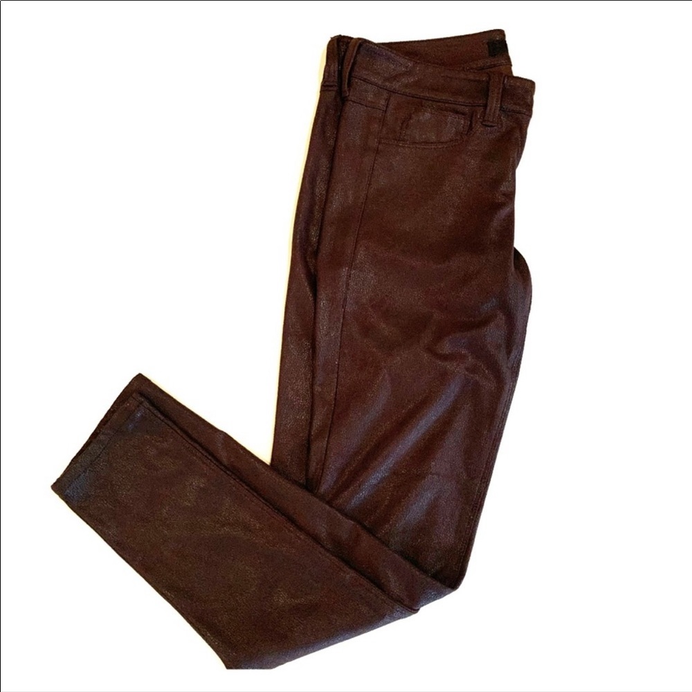 DESIGN LAB FAUX SUEDE SUPER SKINNY JEANS